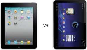 Apple iPad Motorola Xoom Apple iPad Motorola Xoom