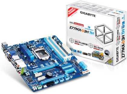 GIGABYTE GA-Z77MX-D3H TH GIGABYTE GA-Z77MX-D3H TH