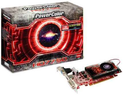 PowerColor Radeon HD 7750 1GB GDDR5 LP PowerColor Radeon HD 7750 1GB GDDR5 LP