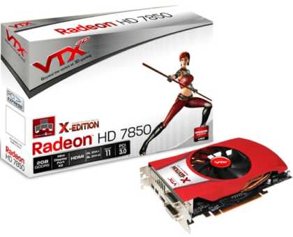 VTX3D Radeon HD 7850 2GB GDDR5 X-Edition VTX3D Radeon HD 7850 2GB GDDR5 X-Edition