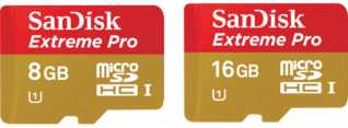 SanDisk Extreme Pro microSDHC UHS-I Cards SanDisk Extreme Pro microSDHC UHS-I Cards