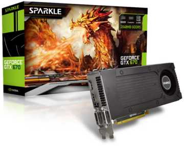 SPARKLE GeForce GTX 670 SPARKLE GeForce GTX 670