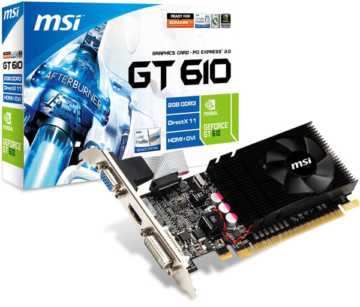 MSI N610GT-MD2GD3/LP MSI N610GT-MD2GD3/LP