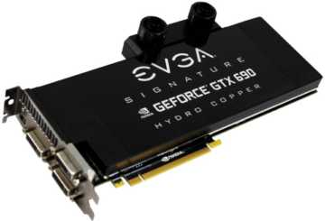 EVGA GeForce GTX 690 Signature Hydro Copper EVGA GeForce GTX 690 Signature Hydro Copper