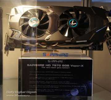Sapphire Radeon HD 7970 6GB Vapor-X Sapphire Radeon HD 7970 6GB Vapor-X