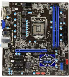 Sapphire PURE WHITE B75M-MA Sapphire PURE WHITE B75M-MA